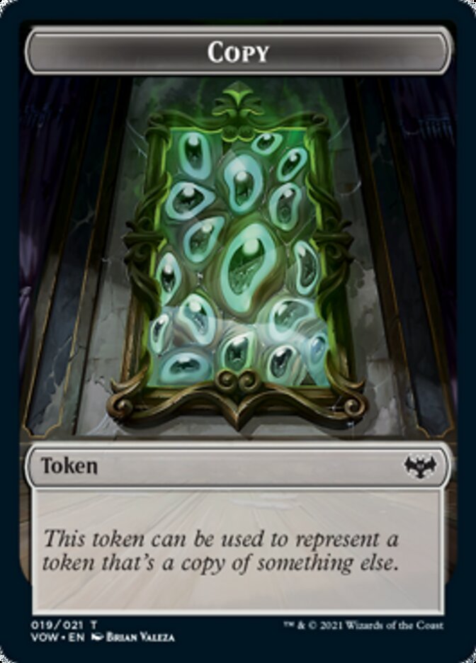 Copy // Boar Double-sided Token [Innistrad: Crimson Vow Tokens] | Gaming Infinity
