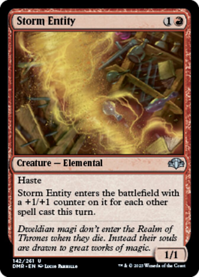 Storm Entity [Dominaria Remastered] | Gaming Infinity