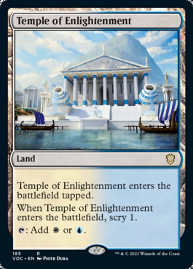 Temple of Enlightenment [Innistrad: Crimson Vow Commander] | Gaming Infinity