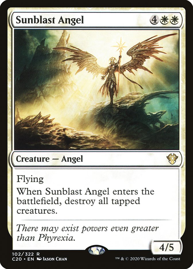 Sunblast Angel [Commander 2020] | Gaming Infinity