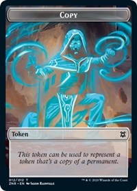 Copy // Illusion Double-sided Token [Zendikar Rising Tokens] | Gaming Infinity