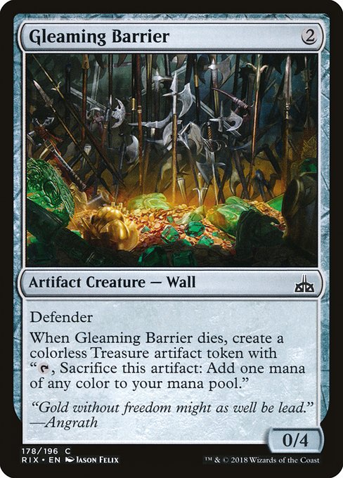 Gleaming Barrier [Rivals of Ixalan] | Gaming Infinity