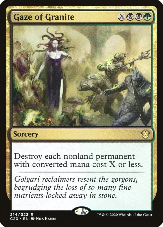 Gaze of Granite [Commander 2020] | Gaming Infinity