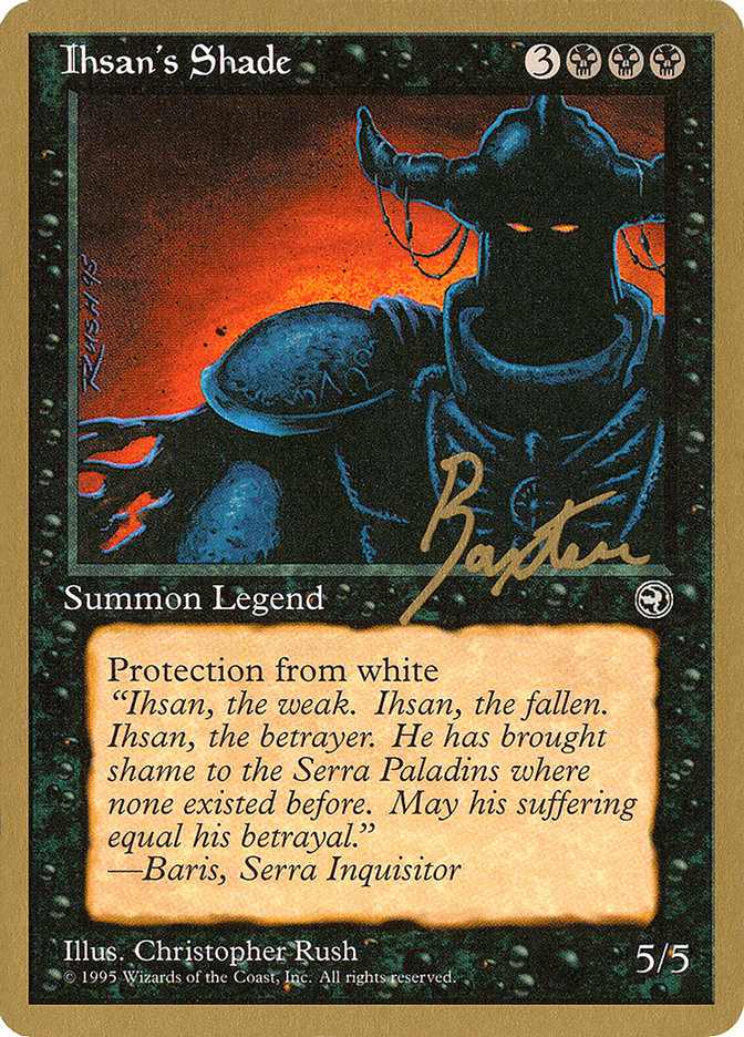 Ihsan's Shade (George Baxter) [Pro Tour Collector Set] | Gaming Infinity