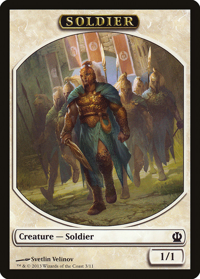 Soldier (3/11) [Theros Tokens] | Gaming Infinity