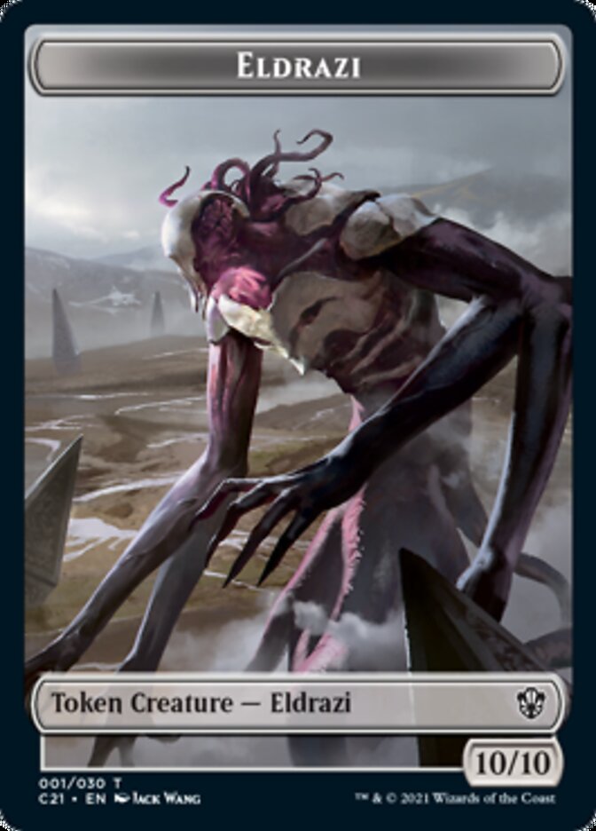 Eldrazi // Champion of Wits Token [Commander 2021 Tokens] | Gaming Infinity