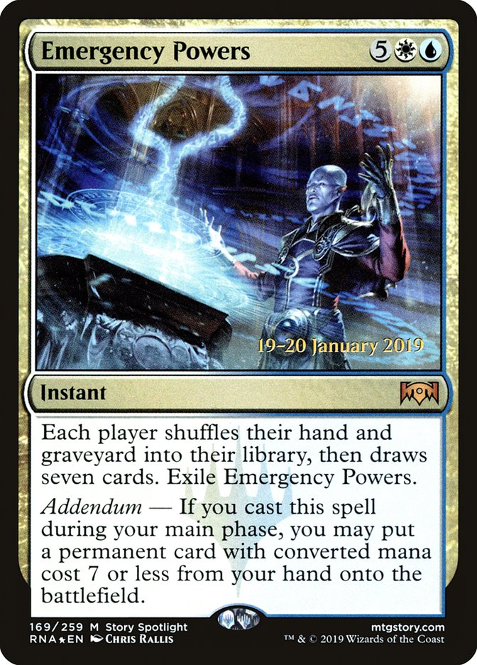 Emergency Powers [Ravnica Allegiance Prerelease Promos] | Gaming Infinity