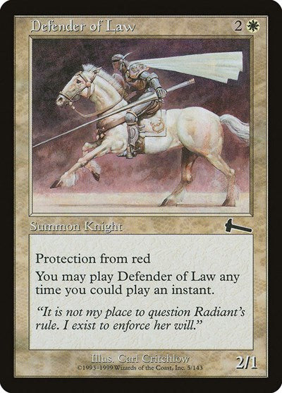 Defender of Law [Urza's Legacy] | Gaming Infinity