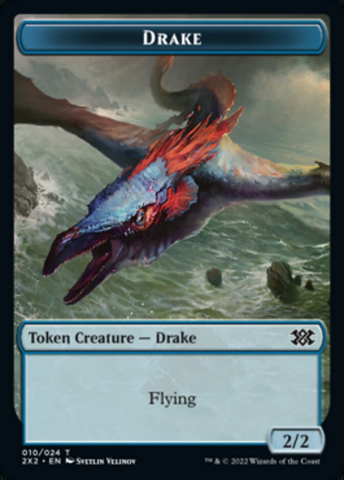 Drake // Angel Double-sided Token [Double Masters 2022 Tokens] | Gaming Infinity