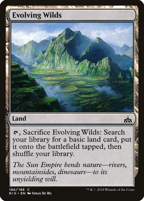 Evolving Wilds [Rivals of Ixalan] | Gaming Infinity