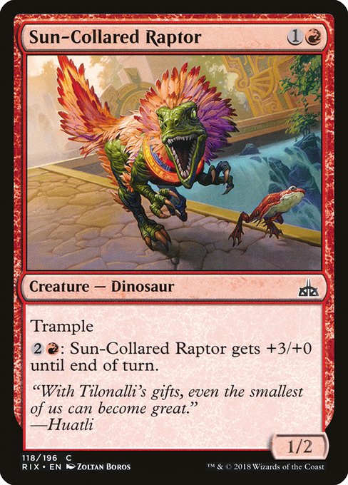 Sun-Collared Raptor [Rivals of Ixalan] | Gaming Infinity