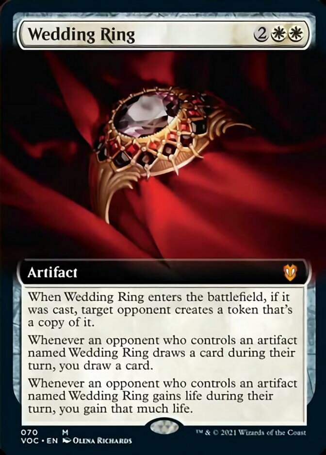 Wedding Ring (Extended) [Innistrad: Crimson Vow Commander] | Gaming Infinity