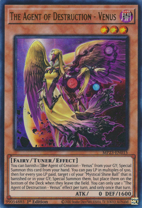 The Agent of Destruction - Venus [MP23-EN015] Ultra Rare | Gaming Infinity