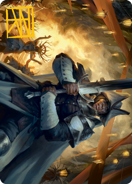 Ritual Guardian Art Card (Gold-Stamped Signature) [Innistrad: Midnight Hunt Art Series] | Gaming Infinity