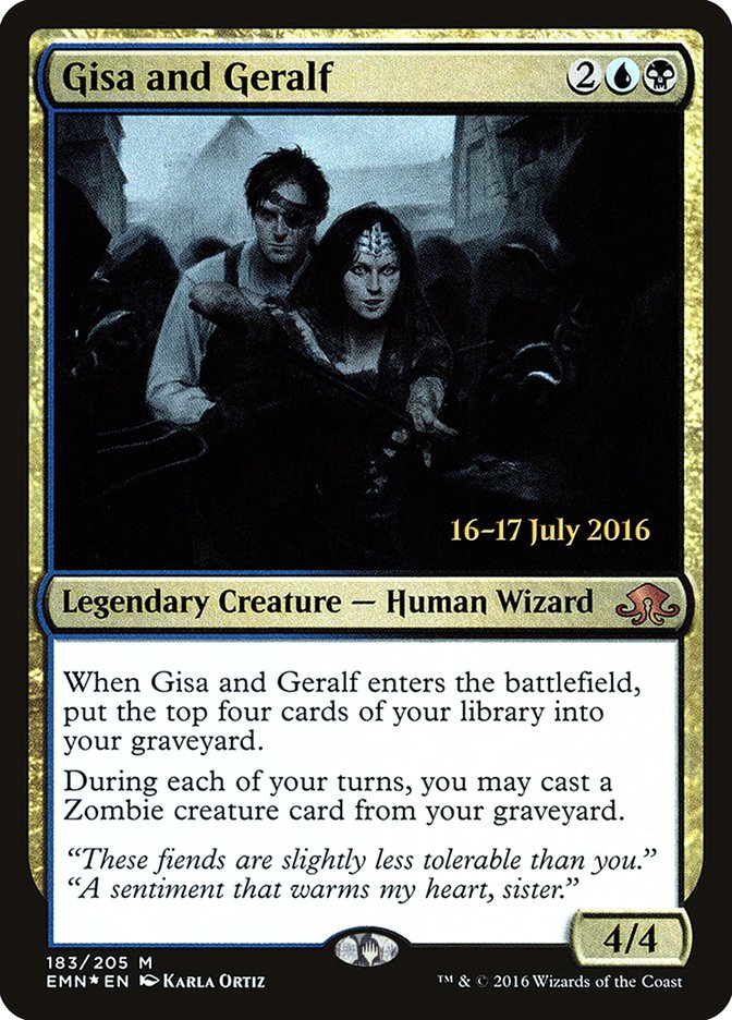 Gisa and Geralf  [Eldritch Moon Prerelease Promos] | Gaming Infinity