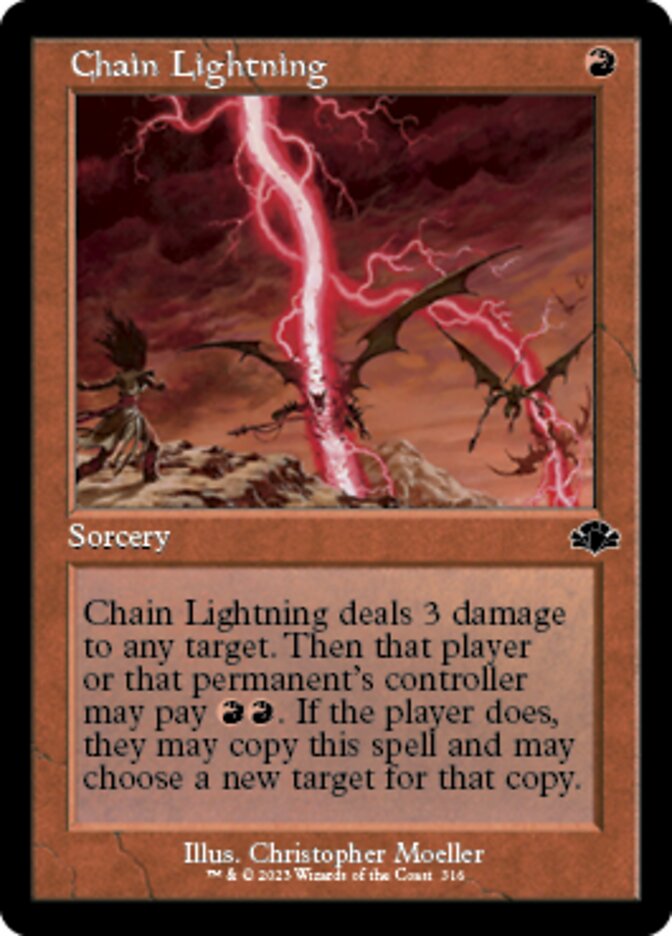 Chain Lightning (Retro) [Dominaria Remastered] | Gaming Infinity