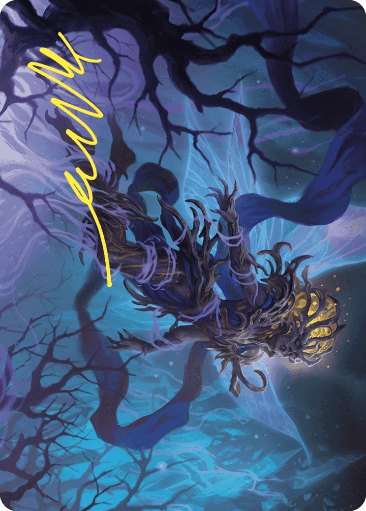 Sleep-Cursed Faerie Art Card (Gold-Stamped Signature) [Wilds of Eldraine Art Series] | Gaming Infinity