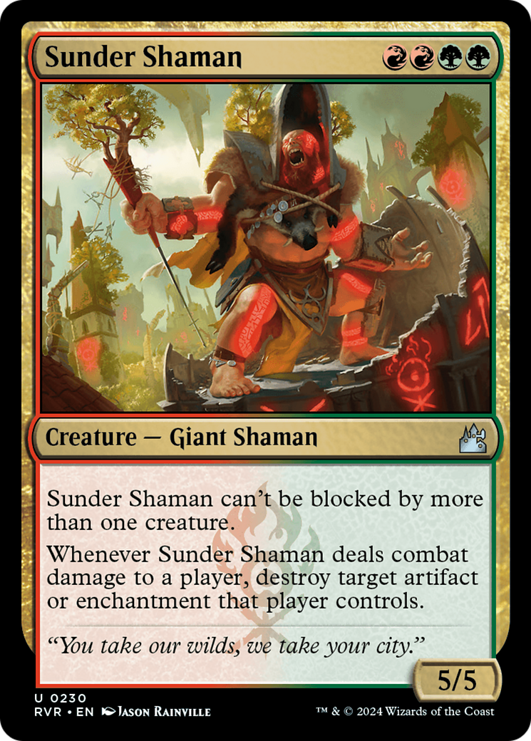 Sunder Shaman [Ravnica Remastered] | Gaming Infinity