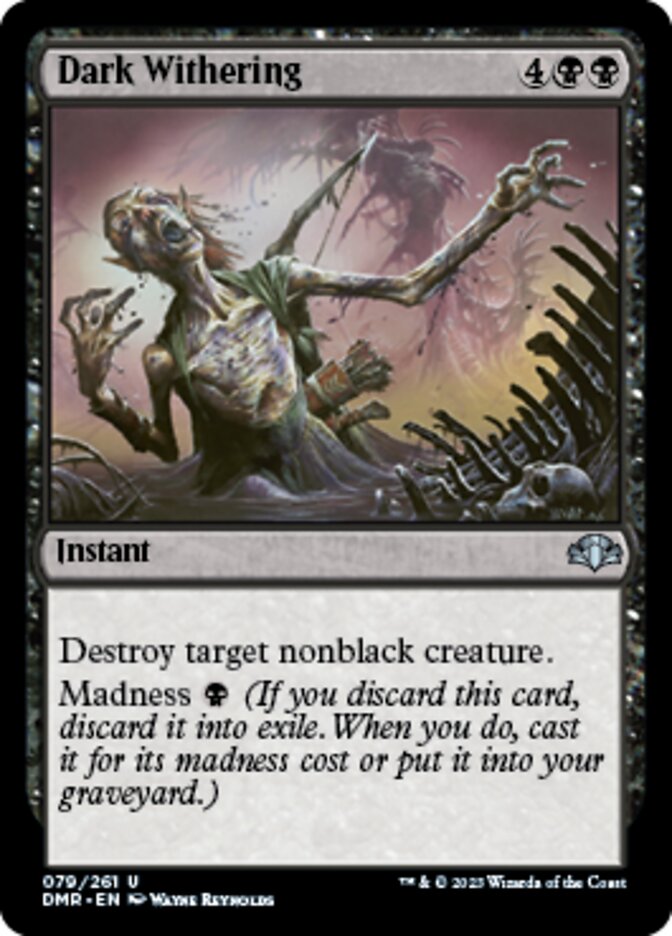 Dark Withering [Dominaria Remastered] | Gaming Infinity