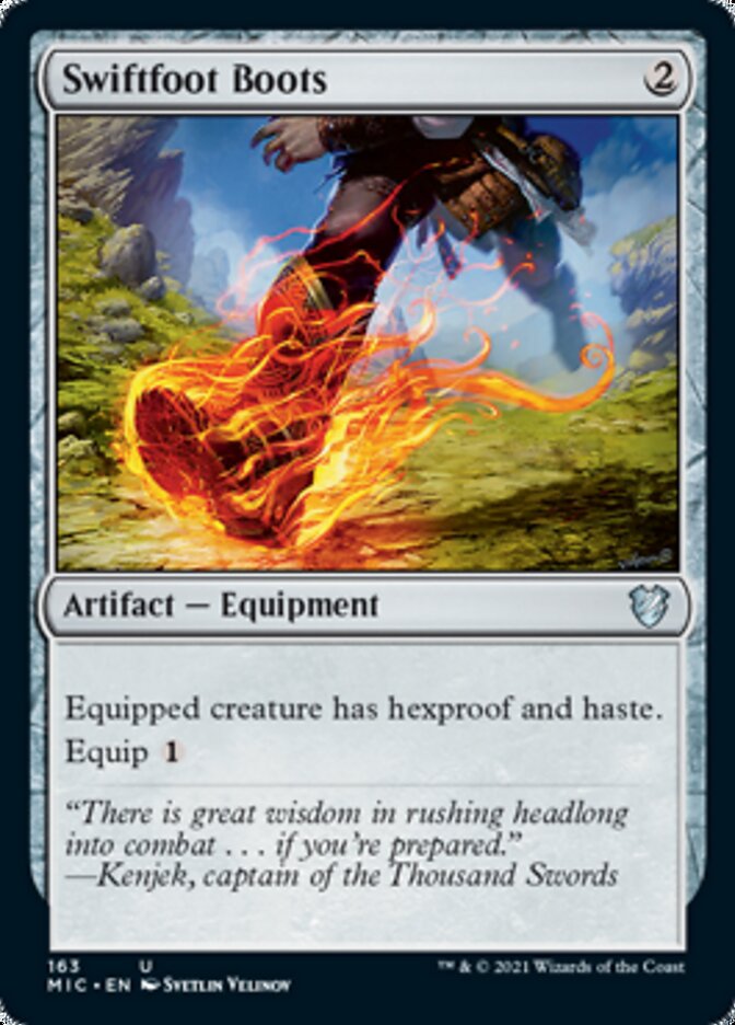 Swiftfoot Boots [Innistrad: Midnight Hunt Commander] | Gaming Infinity