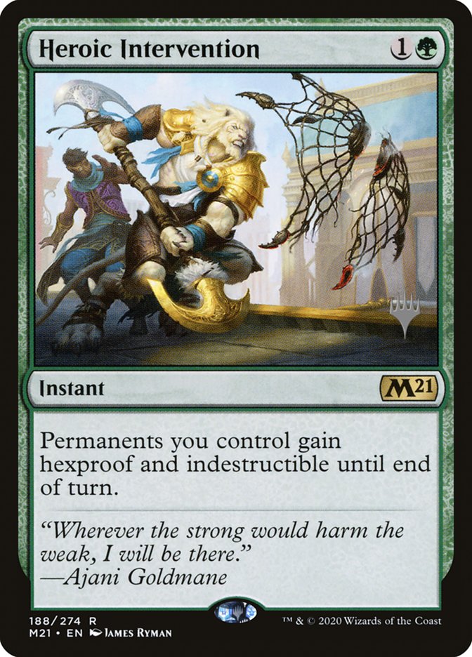 Heroic Intervention (Promo Pack) [Core Set 2021 Promos] | Gaming Infinity