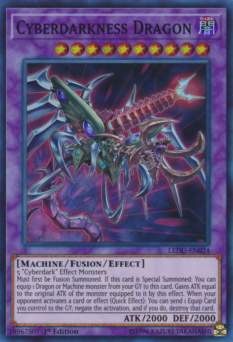Cyberdarkness Dragon [LEDU-EN024] Super Rare | Gaming Infinity