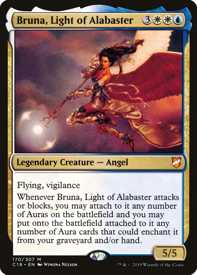 Bruna, Light of Alabaster (Oversized) [Commander 2018 Oversized] | Gaming Infinity