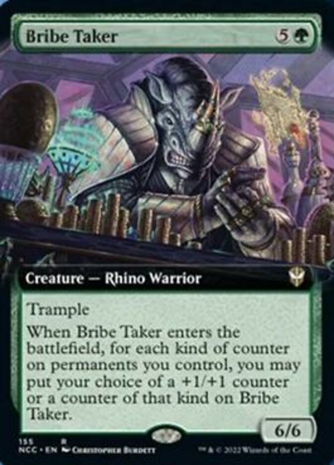 Bribe Taker (Extended Art) [Streets of New Capenna Commander] | Gaming Infinity