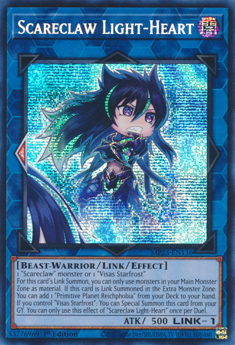 Scareclaw Light-Heart [MP23-EN136] Prismatic Secret Rare | Gaming Infinity