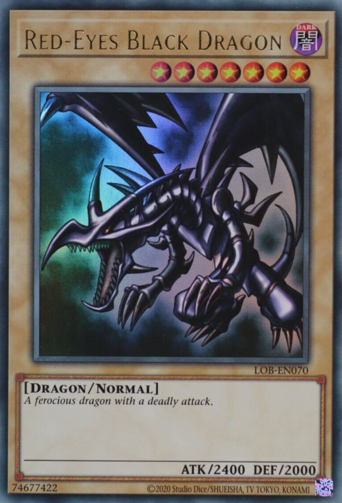 Red-Eyes Black Dragon (25th Anniversary) [LOB-EN070] Ultra Rare | Gaming Infinity