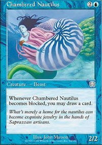 Chambered Nautilus [Mercadian Masques] | Gaming Infinity