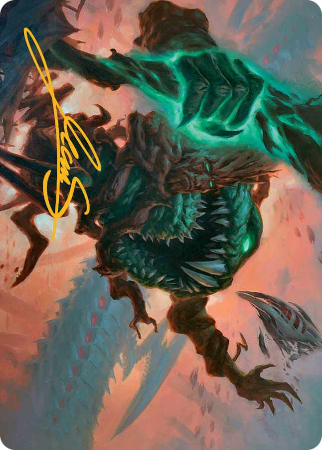 Yargle and Multani Art Card (Gold-Stamped Signature) [March of the Machine Art Series] | Gaming Infinity