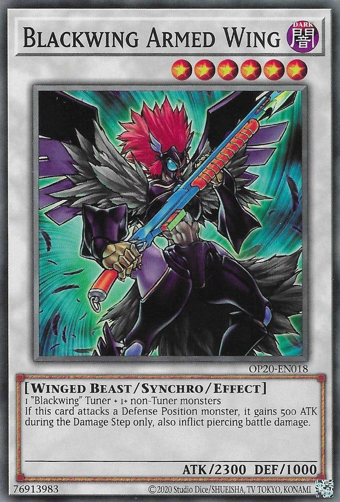 Blackwing Armed Wing [OP20-EN018] Common | Gaming Infinity
