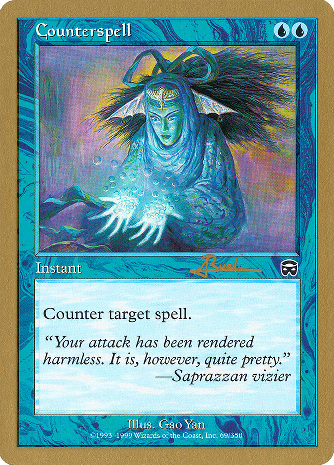 Counterspell (Antoine Ruel) (MMQ) [World Championship Decks 2001] | Gaming Infinity