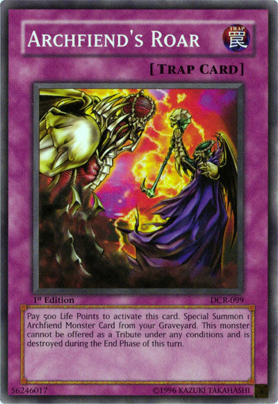 Archfiend's Roar [DCR-099] Common | Gaming Infinity