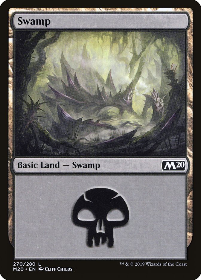 Swamp (#270) [Core Set 2020] | Gaming Infinity