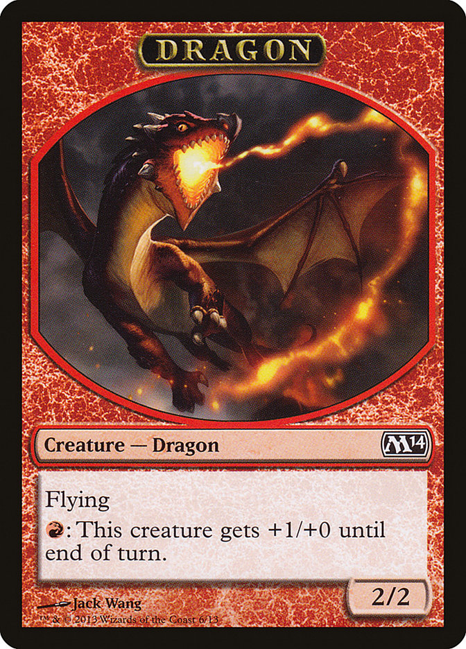 Dragon [Magic 2014 Tokens] | Gaming Infinity