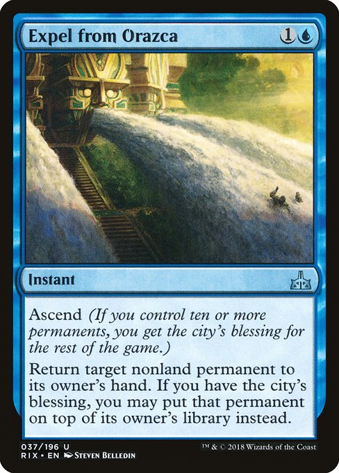 Expel from Orazca [Rivals of Ixalan] | Gaming Infinity