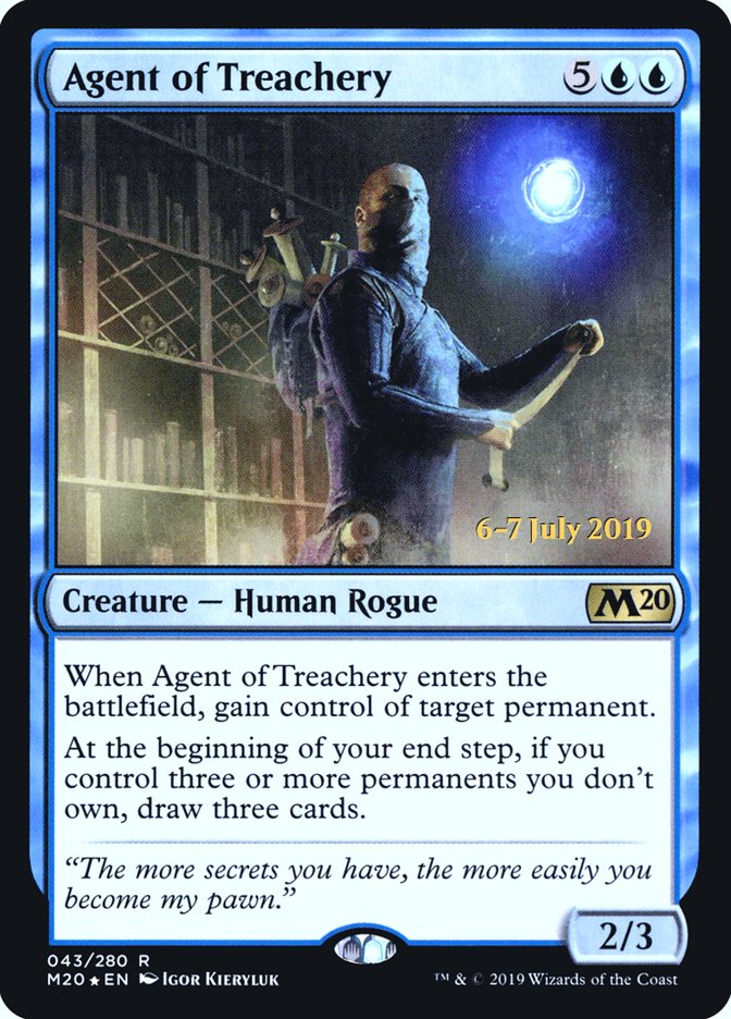 Agent of Treachery  [Core Set 2020 Prerelease Promos] | Gaming Infinity