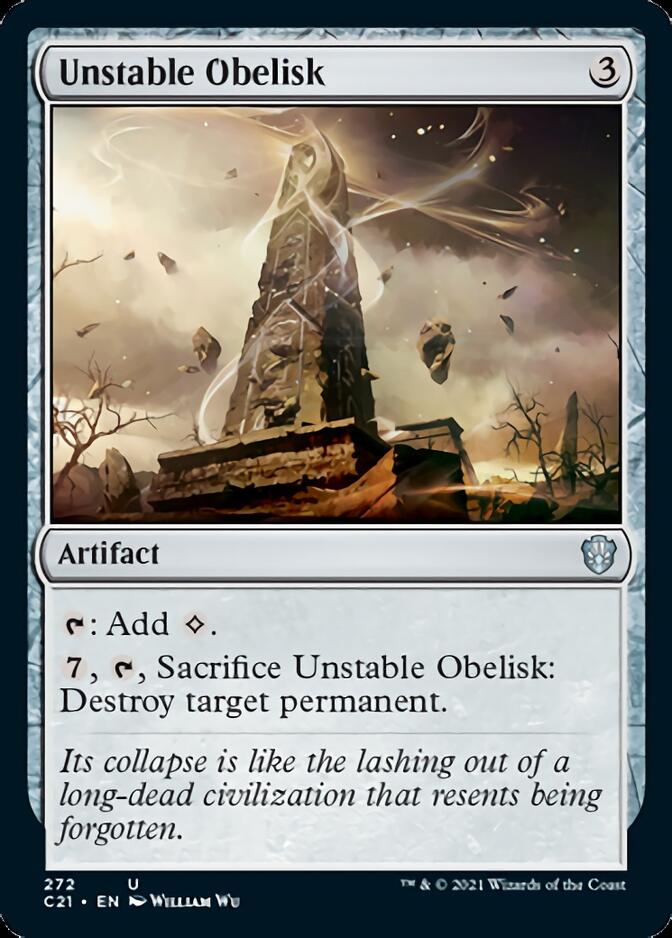 Unstable Obelisk [Commander 2021] | Gaming Infinity