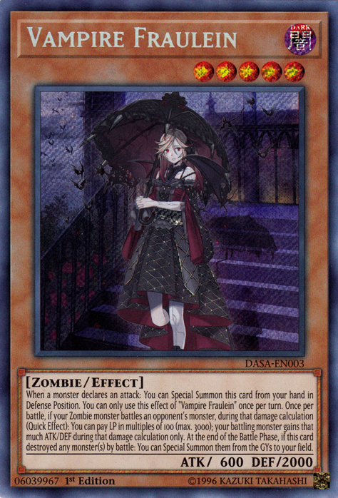 Vampire Fraulein [DASA-EN003] Secret Rare | Gaming Infinity