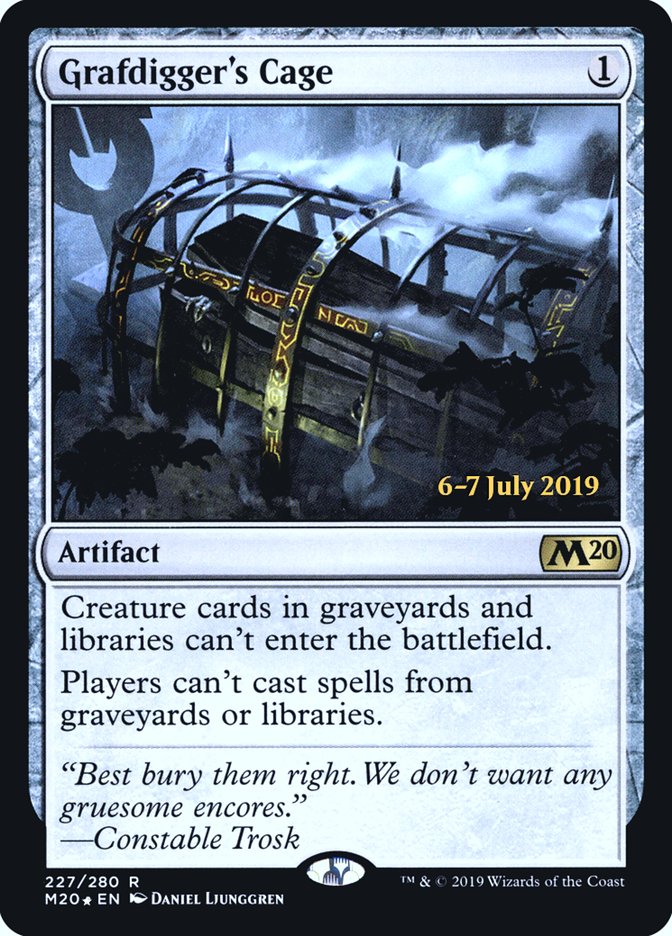 Grafdigger's Cage  [Core Set 2020 Prerelease Promos] | Gaming Infinity