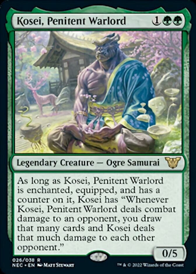 Kosei, Penitent Warlord [Kamigawa: Neon Dynasty Commander] | Gaming Infinity