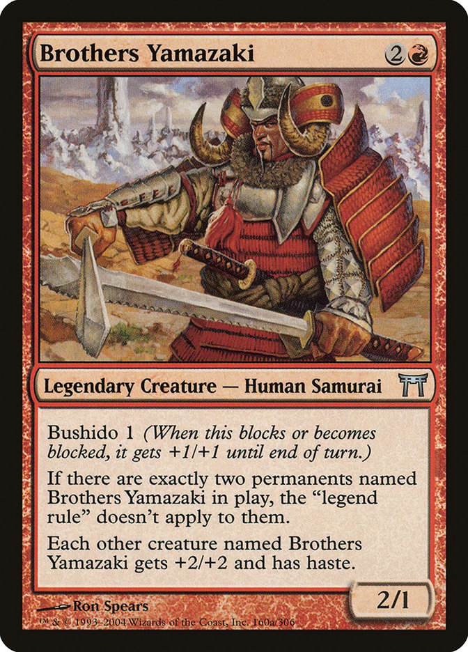 Brothers Yamazaki (160a/306) [Champions of Kamigawa] | Gaming Infinity