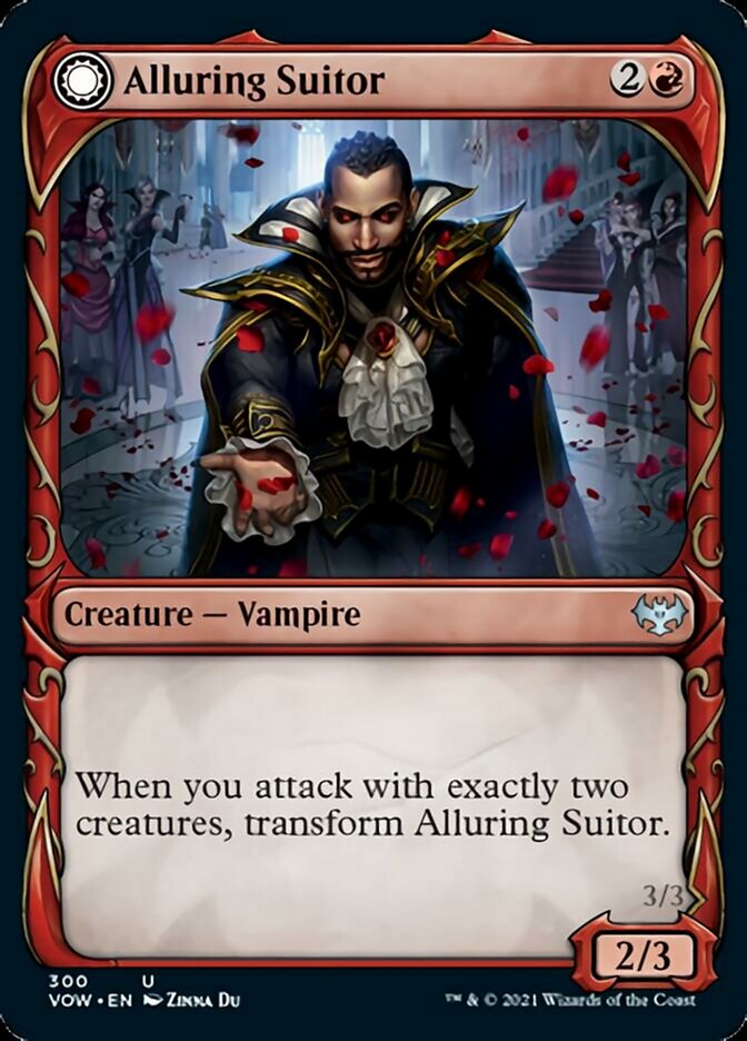 Alluring Suitor // Deadly Dancer (Showcase Fang Frame) [Innistrad: Crimson Vow] | Gaming Infinity