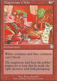 Magistrate's Veto [Mercadian Masques] | Gaming Infinity