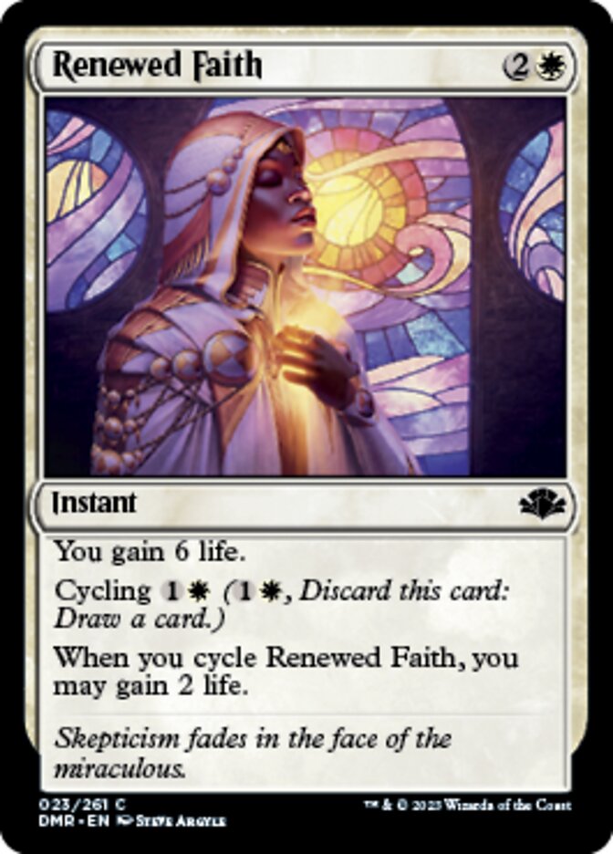 Renewed Faith [Dominaria Remastered] | Gaming Infinity