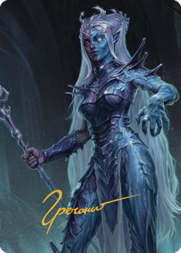 Mocking Doppelganger Art Card (Gold-Stamped Signature) [Commander Legends: Battle for Baldur's Gate Art Series] | Gaming Infinity