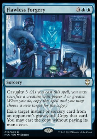 Flawless Forgery (Promo Pack) [Streets of New Capenna Commander Promos] | Gaming Infinity