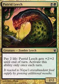 Putrid Leech [Duel Decks: Izzet vs. Golgari] | Gaming Infinity
